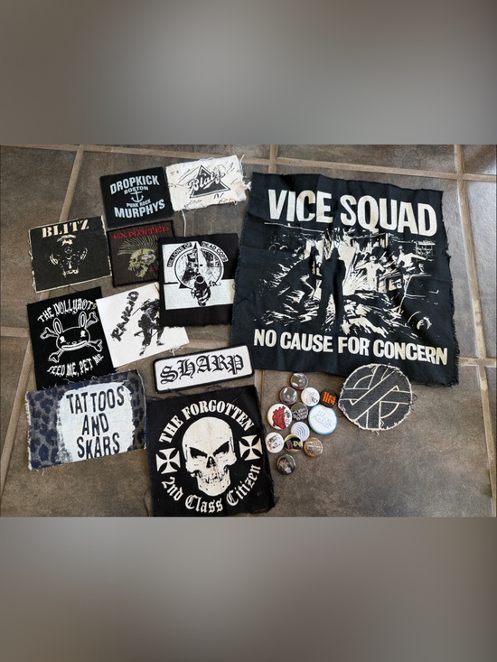 punk patch Other - Various punk band band patches Vice Squad, Blitz, Crass, Rancid, MDC, Blatz
